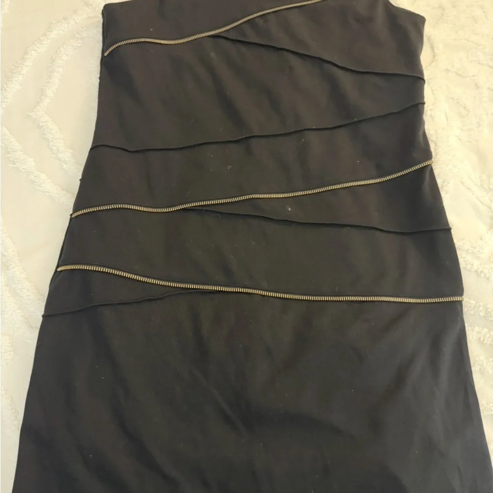 Michael Kors Black Dress with Gold Accents
